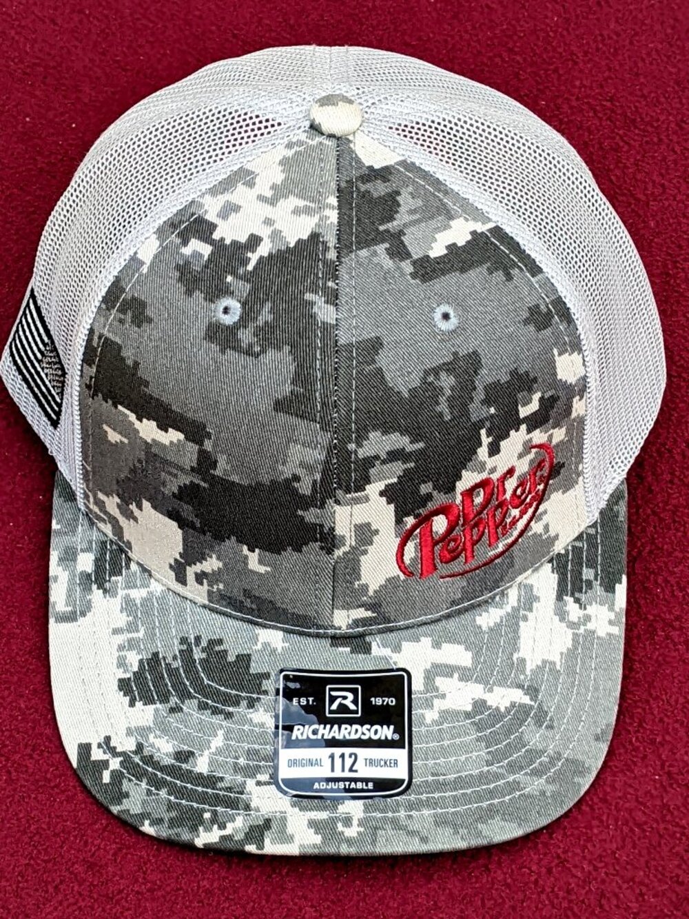 very nice Richardson DR PEPPER snapback baseball cap